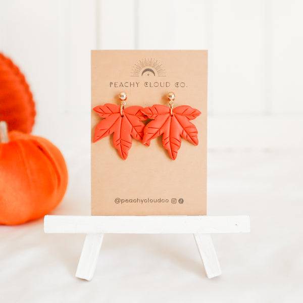 Maple Leaf Earrings