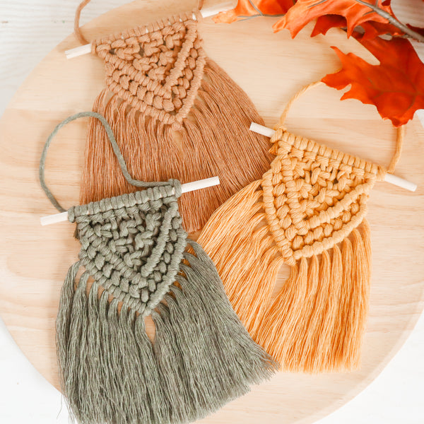Fall Macrame Wall Hanging