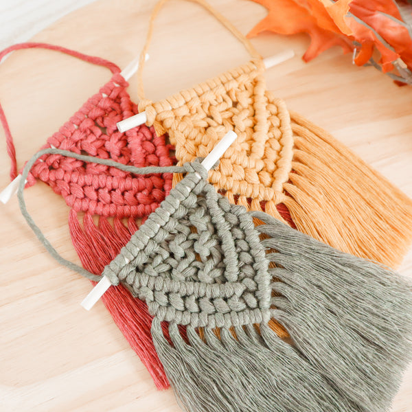 Fall Macrame Wall Hanging