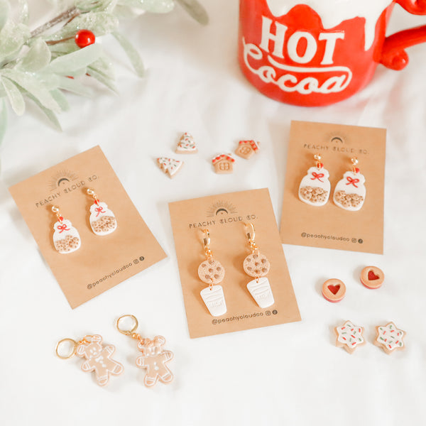 Mouse Gingerbread Earrings
