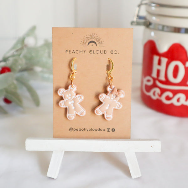 Mouse Gingerbread Earrings
