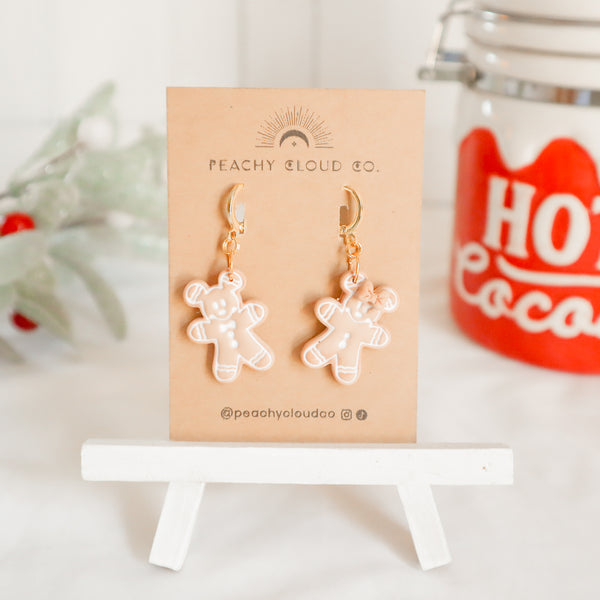 Mouse Gingerbread Earrings