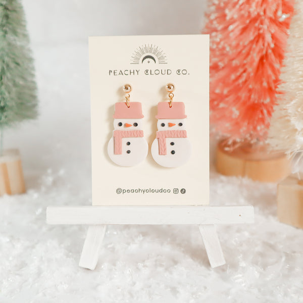 Snowman Earrings