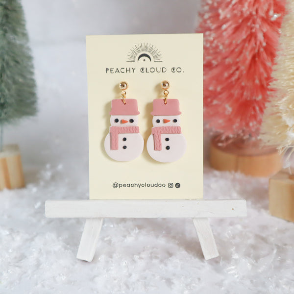 Snowman Earrings