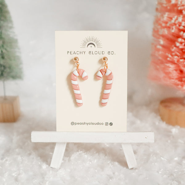 Candy Cane Dangles - Pink