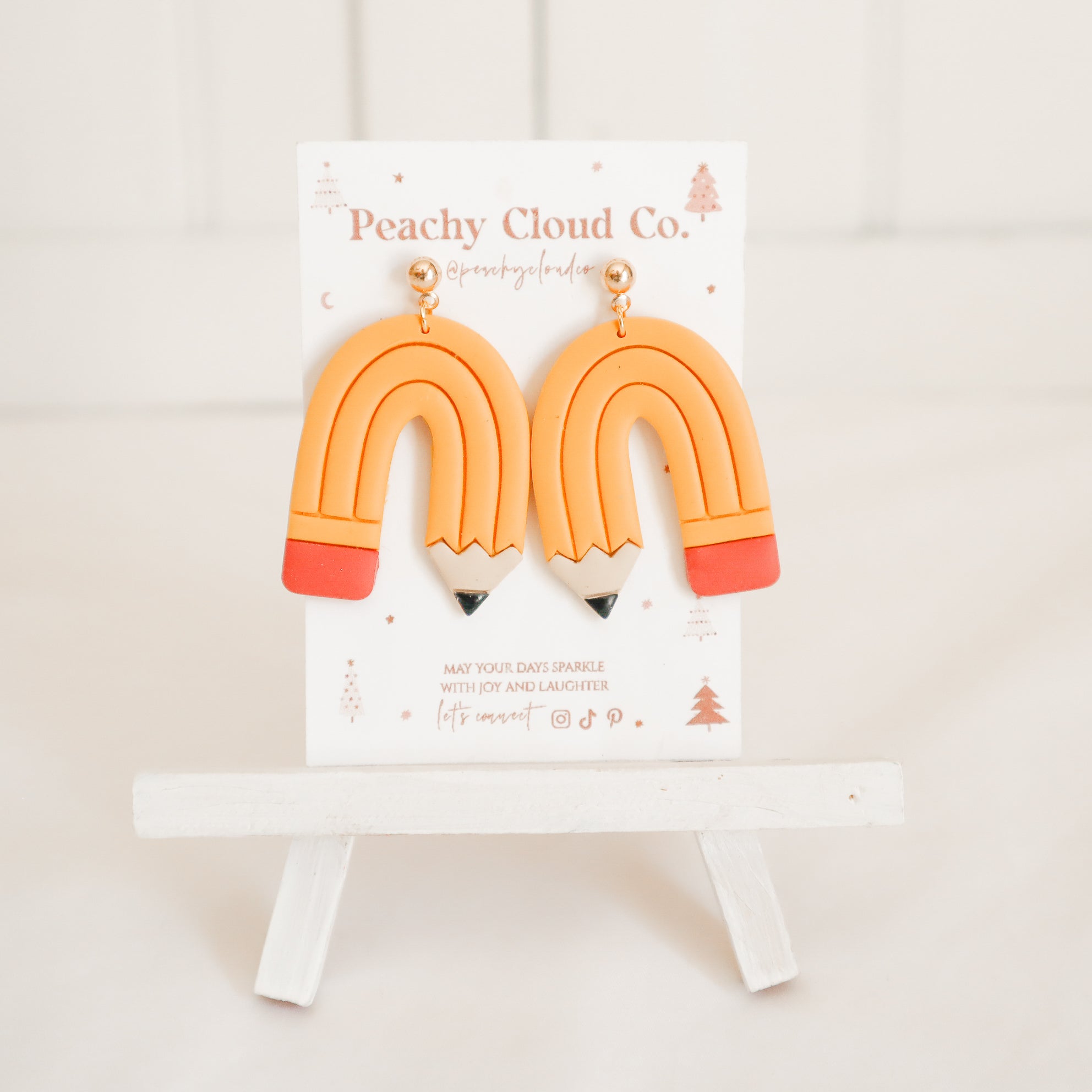 Pencil Arch Earrings