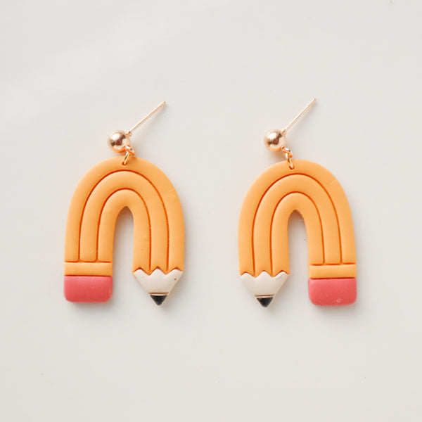 Pencil Arch Earrings