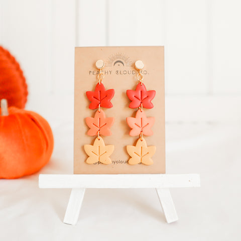 Tiered Maple Leaf Dangles