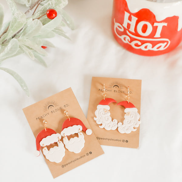 Santa Moon Earrings