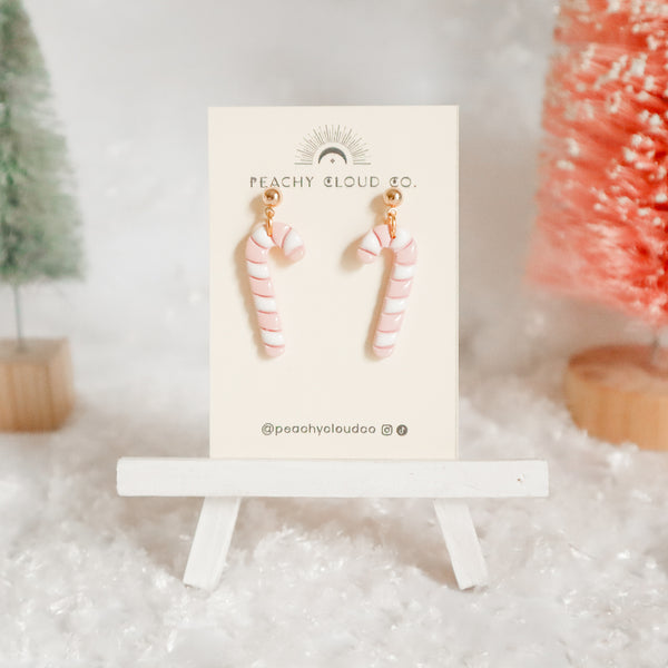 Candy Cane Dangles - Pink