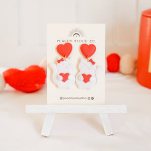 Kitty Heart Dangles