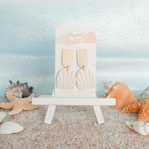 Coastal Scallop Earrings