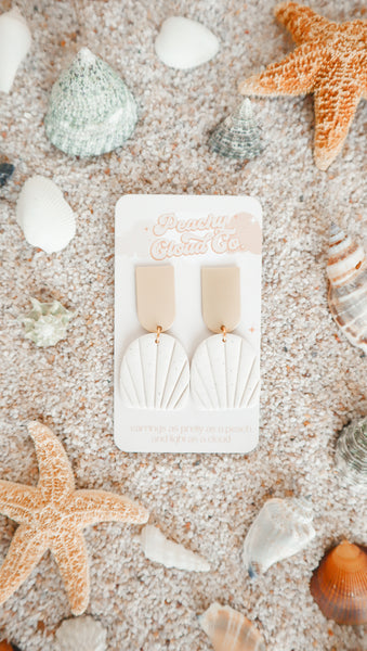 Coastal Scallop Earrings