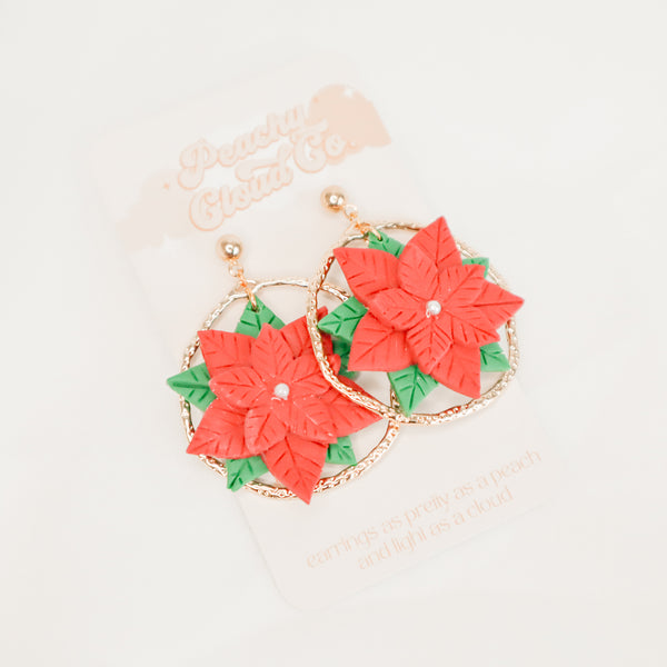 Poinsettia Dangles