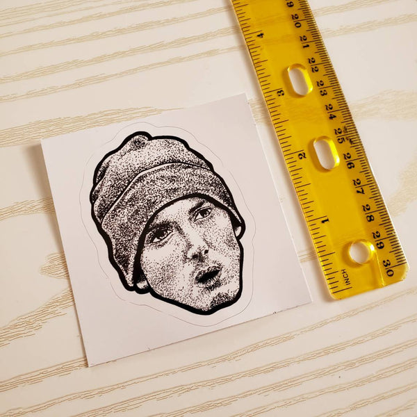 Eminem stipple vinyl glossy stickers laptop decals